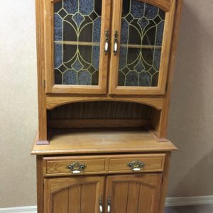 China Cabinet with Glass Windows